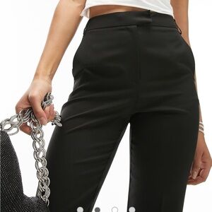 Topshop High Waist Cigarette Trousers